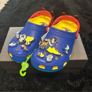 CROCS Disney Snow White princess clogs mules sandals slip on shoes women’s 8 new